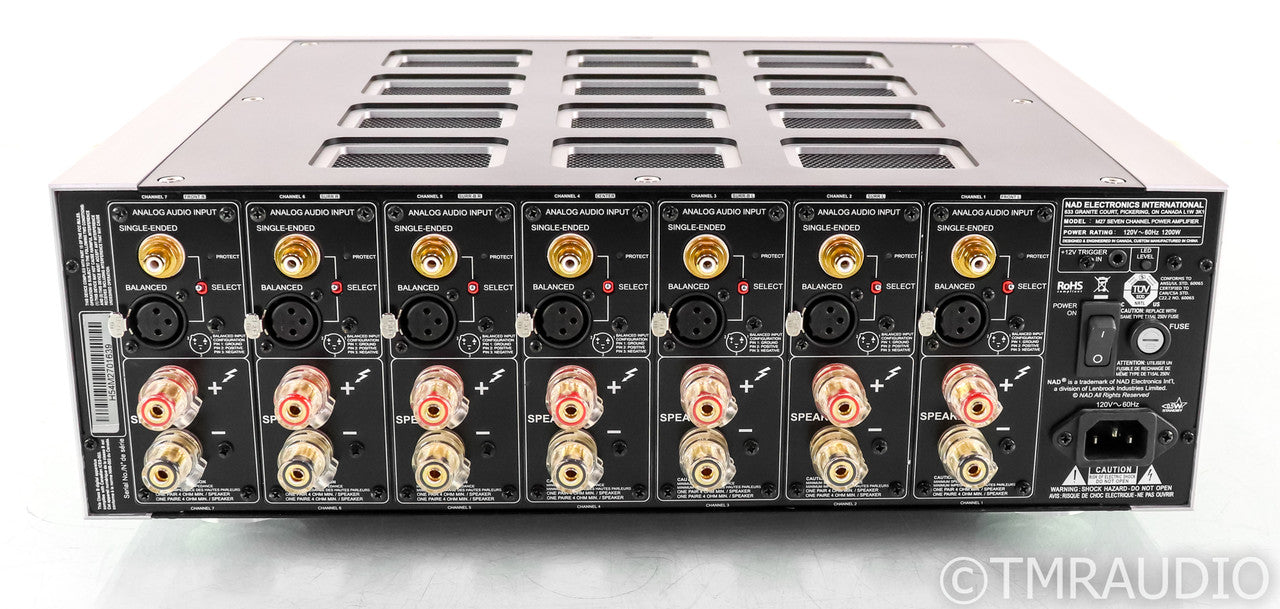 NAD Master Series M27 Seven Channel Power Amplifier; M-27
