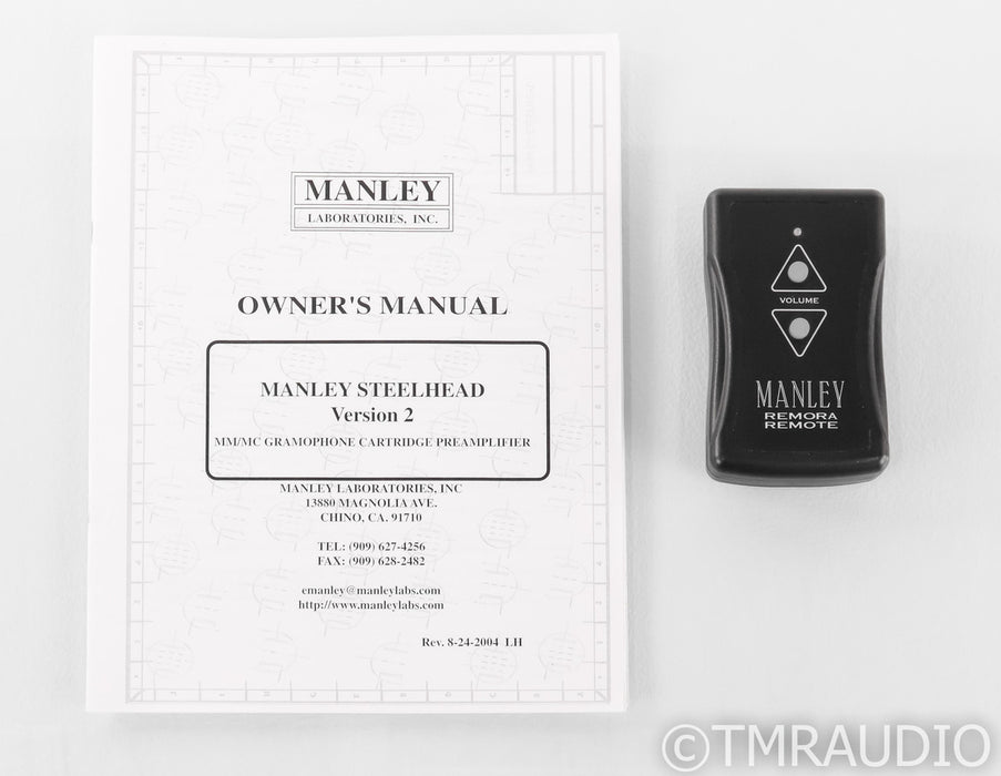 Manley Laboratories Steelhead RC MM / MC Tube Phono Preamplifier; Remote