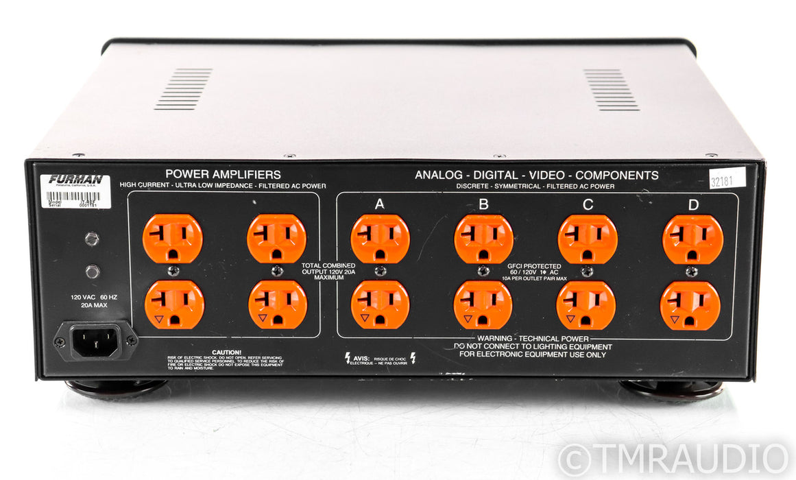 Furman IT-Reference AC Power Line Conditioner; Discrete Symmetrical Power