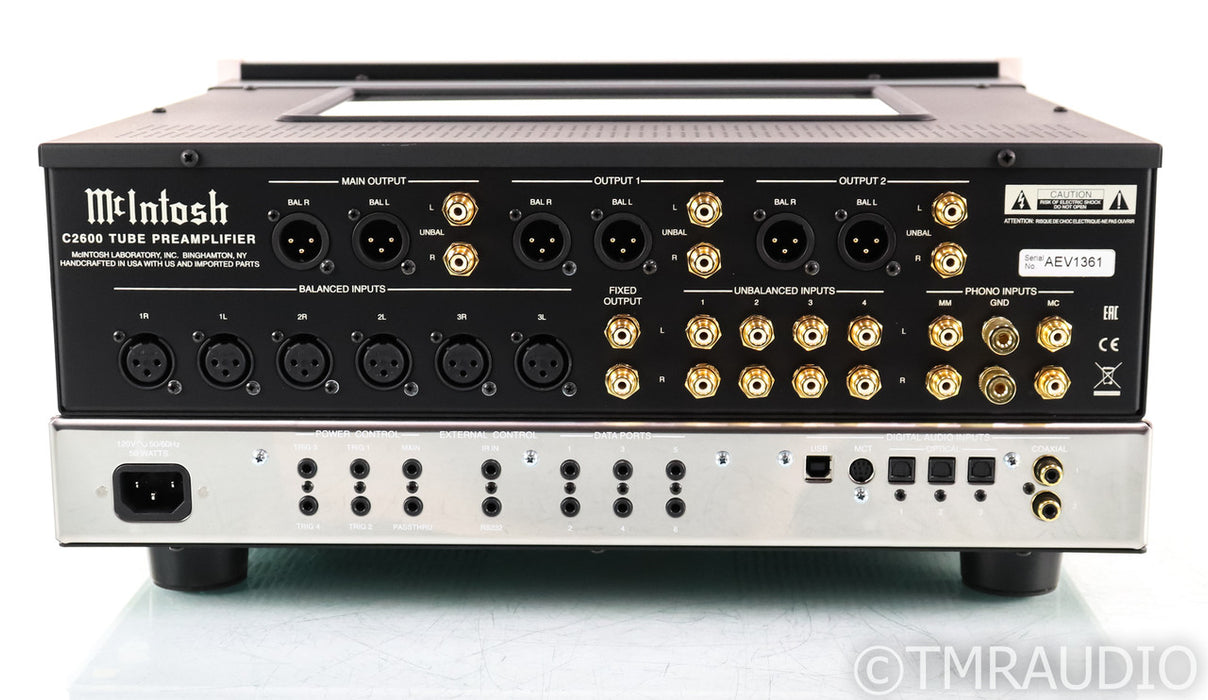 McIntosh C2600 Stereo Tube Preamplifier; C-2600; DAC; MM / MC Phono; Remote