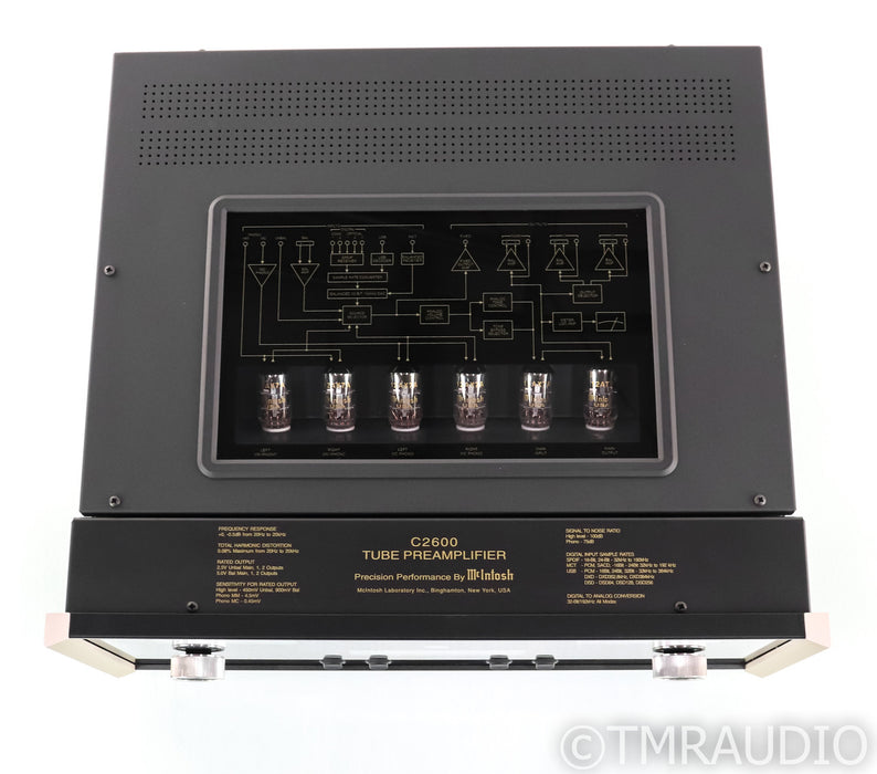 McIntosh C2600 Stereo Tube Preamplifier; C-2600; DAC; MM / MC Phono; Remote