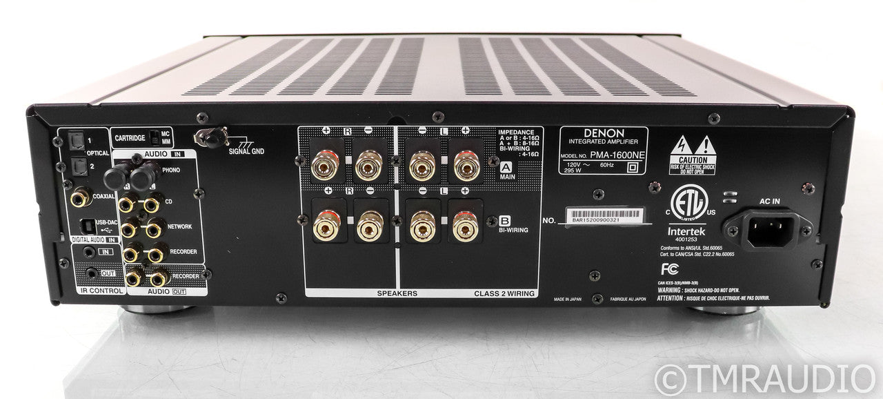 Denon PMA-1600NE Stereo Integrated Amplifier; PMA1600NE; Remote; MM / MC Phono