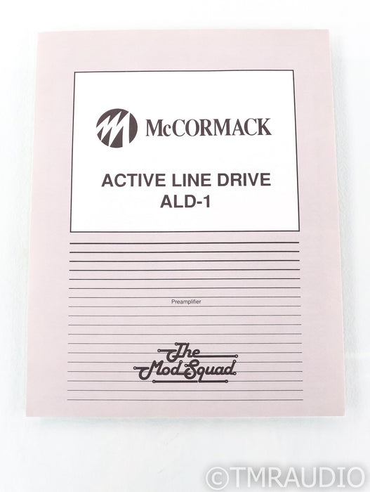 McCormack ALD-1 Stereo Preamplifier; Active Line Drive; ALD1 (No Phono)