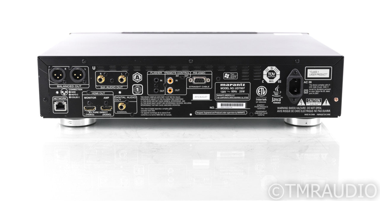 Marantz UD7007 Universal Blu-Ray Player; UD-7007; Remote