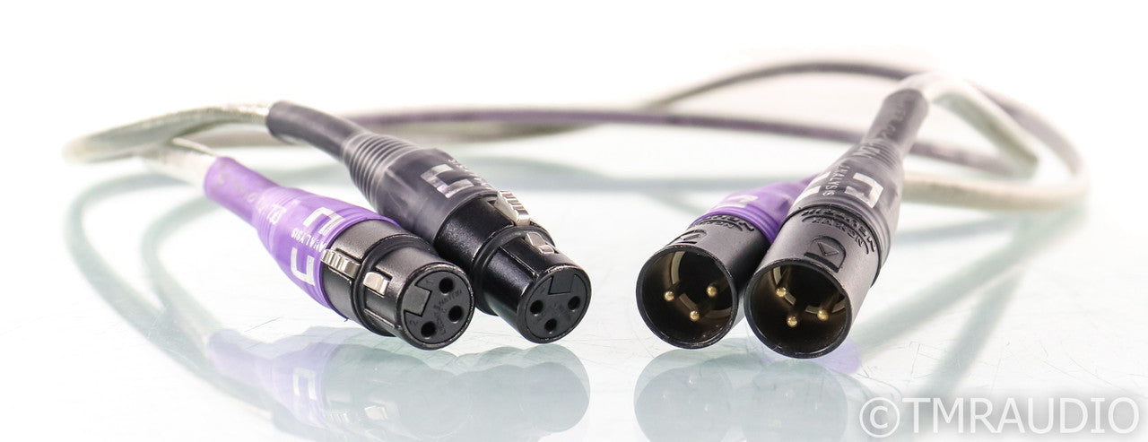 Analysis Plus Silver Oval-In XLR Cables; 1m Pair Balanced Interconnects; 1m Pair Balanced Interconnects
