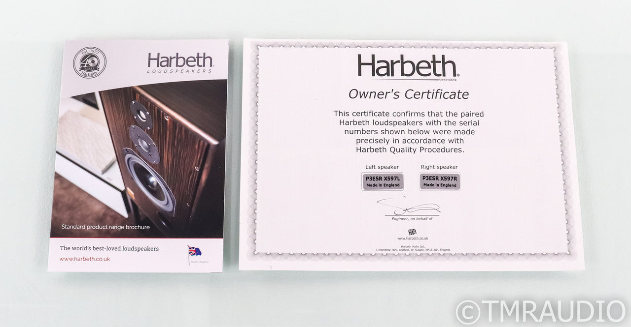 Harbeth P3ESR 40th Anniversary Edition; P3-ESR; Olive Pair