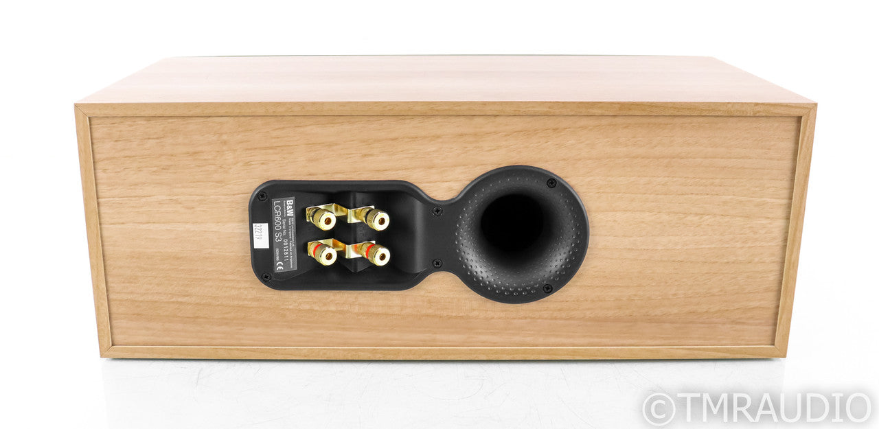 B&W LCR 600 S3 Center Channel Speaker; LCR600S3; Sorrento Oak