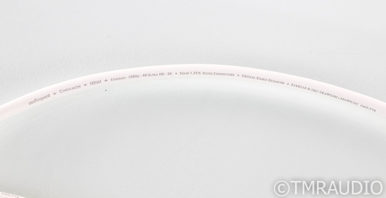 Audioquest Cinnamon HDMI Digital Cable; Single 5m Interconnect