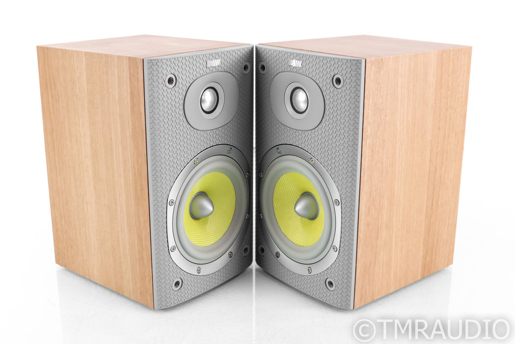 B&W DM 600 S3 Bookshelf Speakers; DM600S3; Sorrento Oak Pair