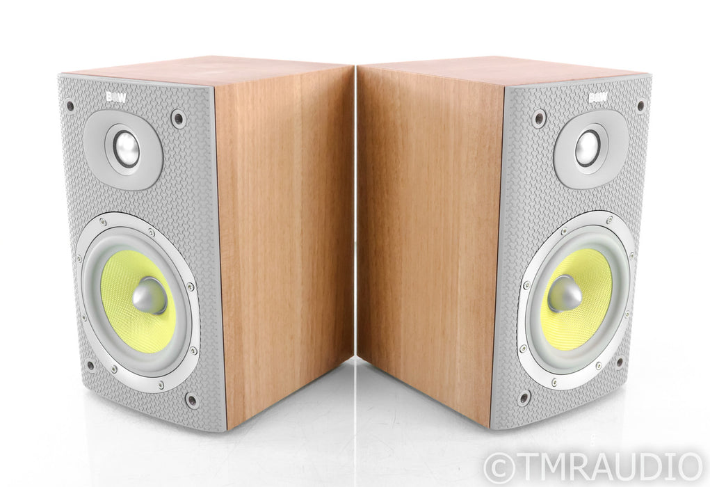 B&W DM 600 S3 Bookshelf Speakers; DM600S3; Sorrento Oak Pair