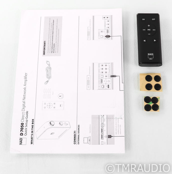 NAD D 7050 Stereo Integrated Amplifier; D-7050; Remote