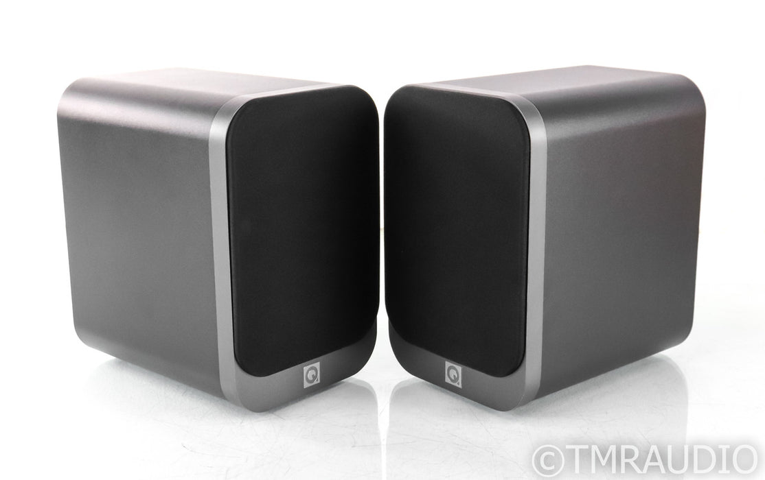 Q Acoustics 3020 Bookshelf Speakers; Matte Graphite Pair
