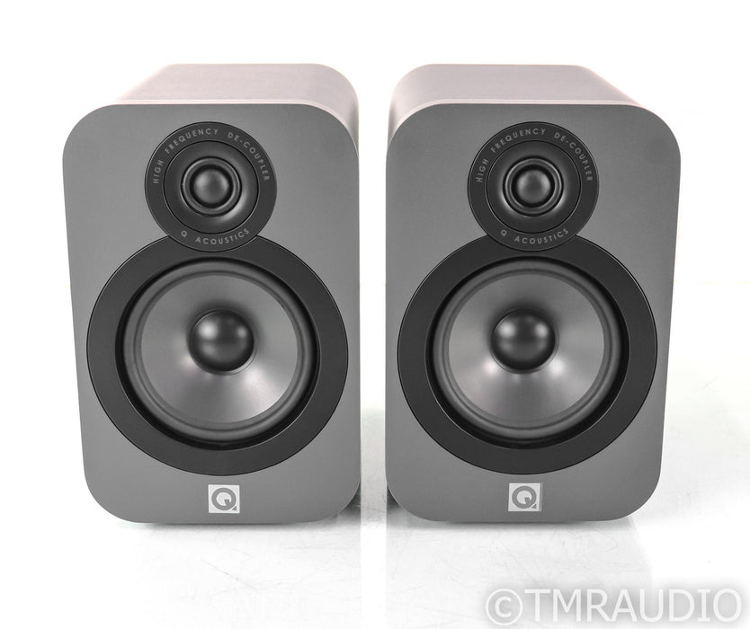 Q Acoustics 3020 Bookshelf Speakers; Matte Graphite Pair