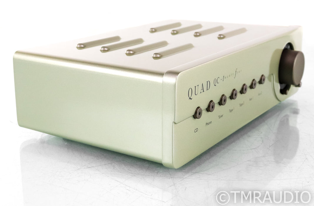 Quad QC-24 Stereo Tube Hybrid Preamplifier; QC24; MM / MC Phono; Twenty Four