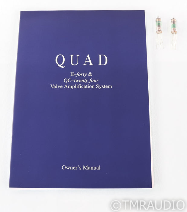 Quad QC-24 Stereo Tube Hybrid Preamplifier; QC24; MM / MC Phono; Twenty Four