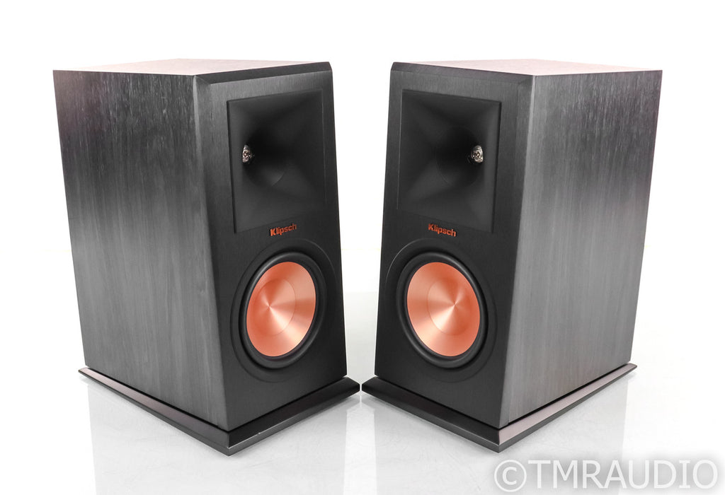Klipsch RP-160M Bookshelf Speakers; RP160M; Black Pair