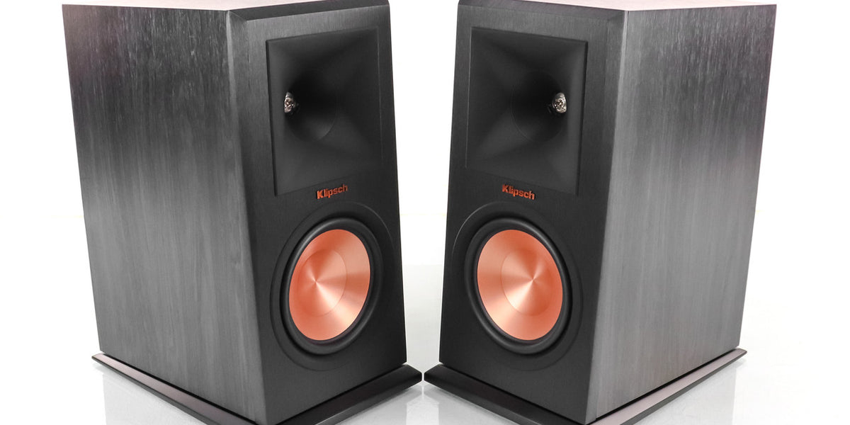 Klipsch RP-160M Bookshelf Speakers; RP160M; Black Pair — The Music