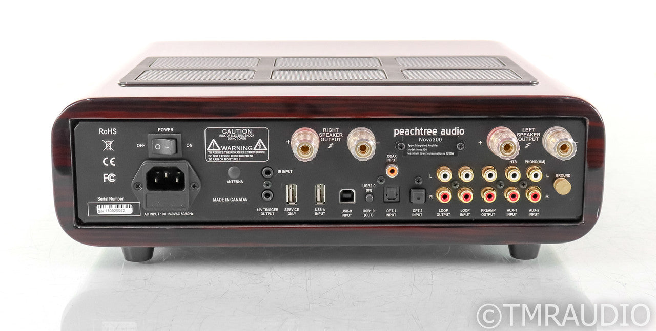 Peachtree Nova300 Stereo Integrated Amplifier; Gloss Mocha