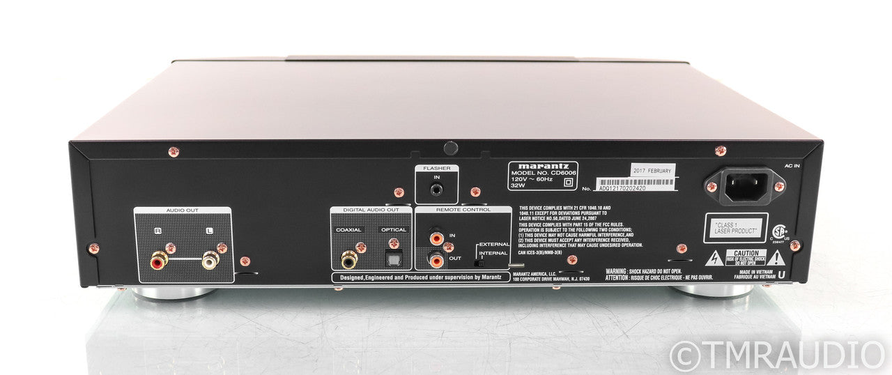 Marantz CD6006 CD Player; CD-6006; Remote