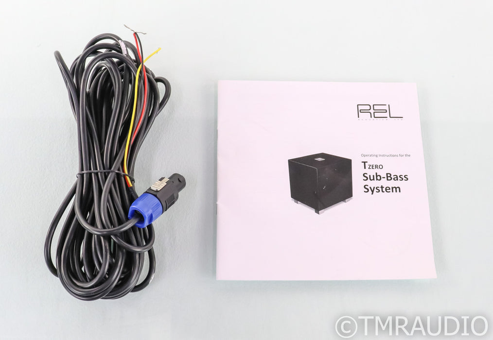 REL Acoustics T/Zero 6.5" Powered Subwoofer; High Gloss Black; T-Zero