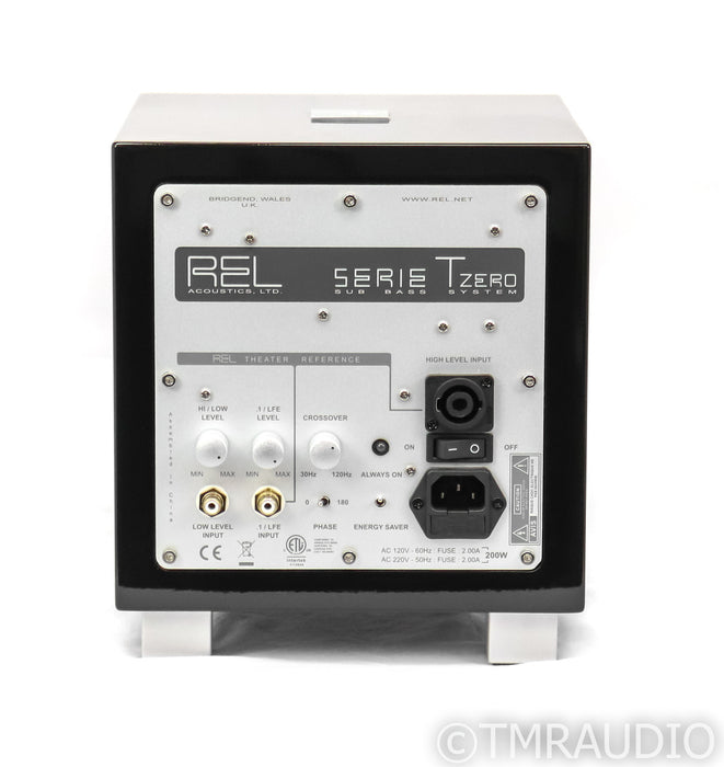 REL Acoustics T/Zero 6.5" Powered Subwoofer; High Gloss Black; T-Zero