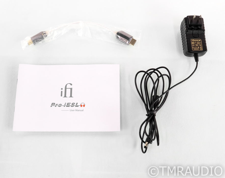 ifi Pro iESL Electrostatic Headphone Amplifier; Silver; Balanced