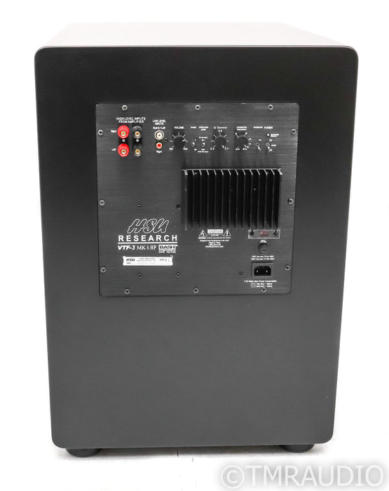 HSU Research VTF-3 Mk5 HP 15" Powered Subwoofer; VTF3 MKV; Black