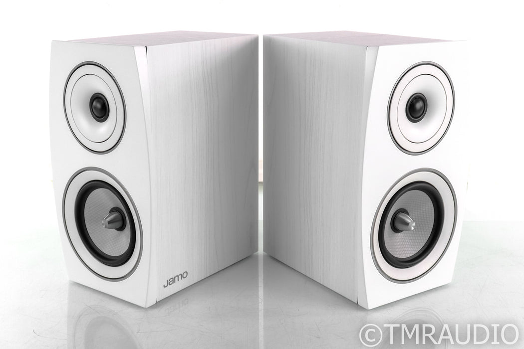 Jamo C93 II Bookshelf Speakers; C-93 2; Concert 9; White Oak Pair