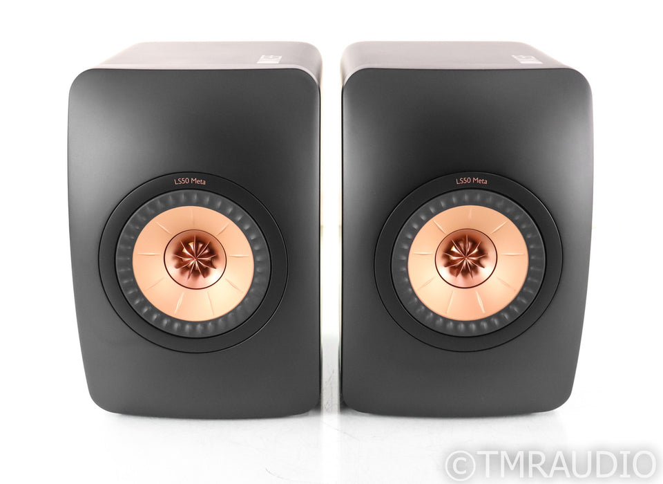 KEF LS50 Meta Bookshelf Speakers; Black Pair; LS-50