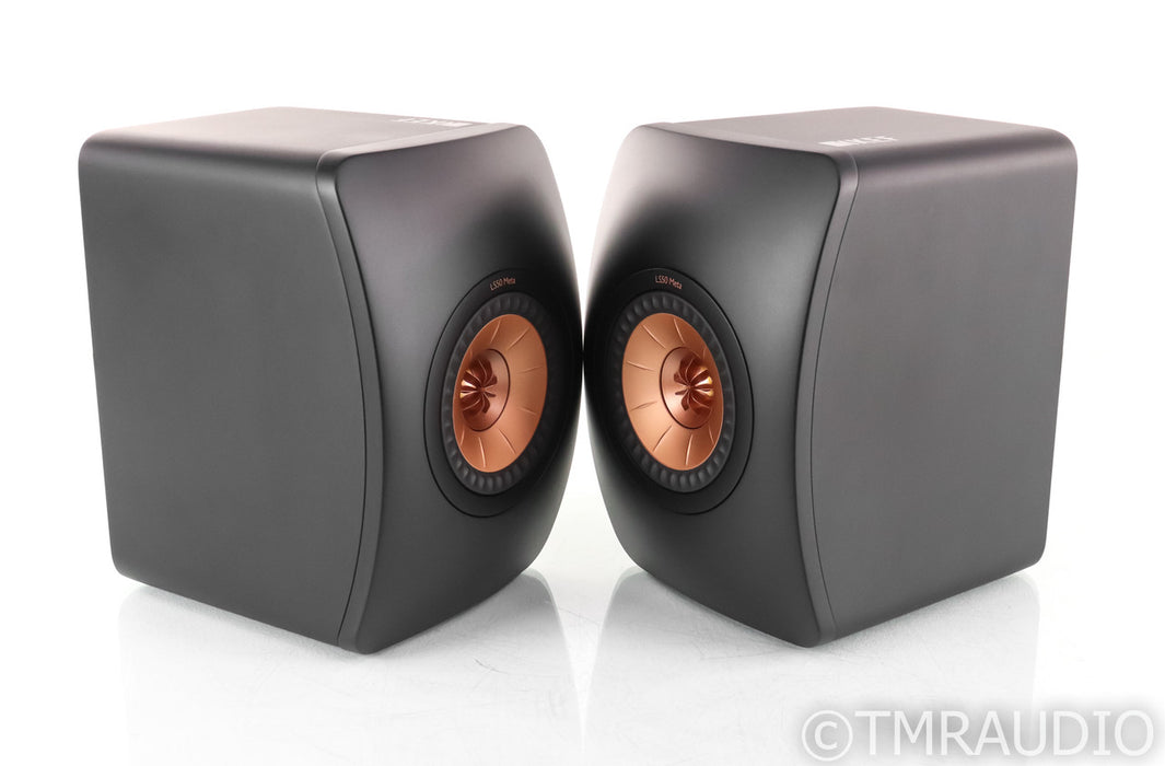 KEF LS50 Meta Bookshelf Speakers; Black Pair; LS-50