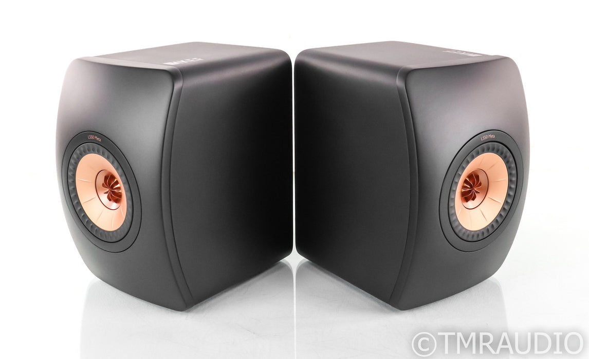 KEF LS50 Meta Bookshelf Speakers; Black Pair; LS-50