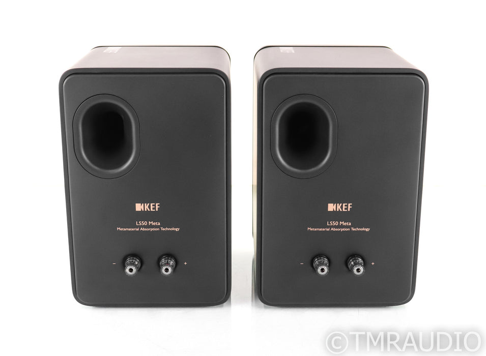 KEF LS50 Meta Bookshelf Speakers; Black Pair; LS-50