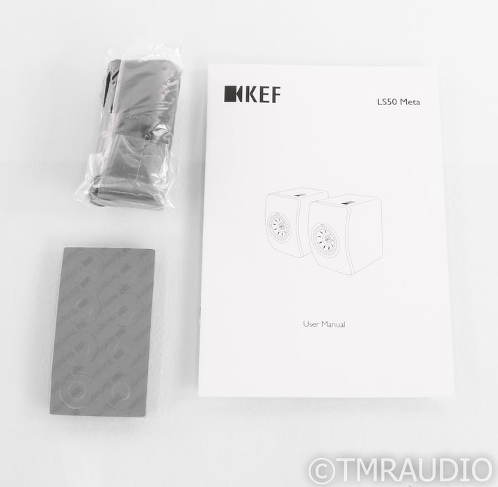 KEF LS50 Meta Bookshelf Speakers; Black Pair; LS-50
