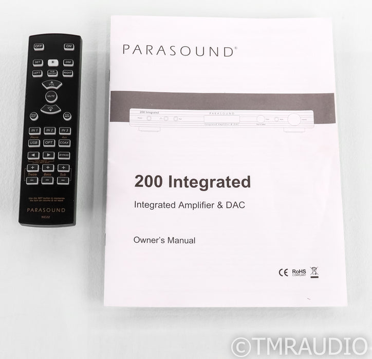 Parasound 200 Integrated Stereo Integrated Amplifier; MM / MC Phono; DAC