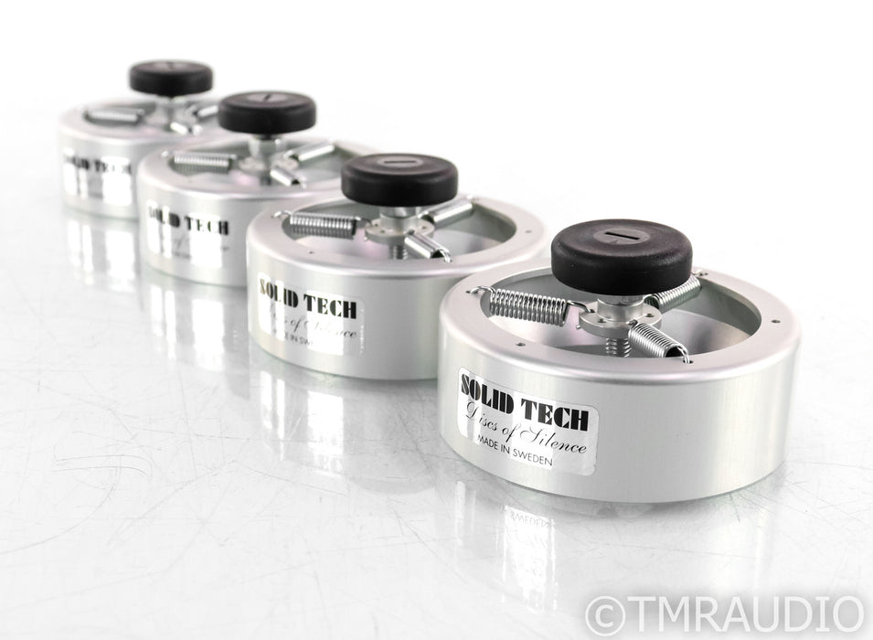 Solid Tech Discs of Silence Acoustic Isolation Feet; Set of 4