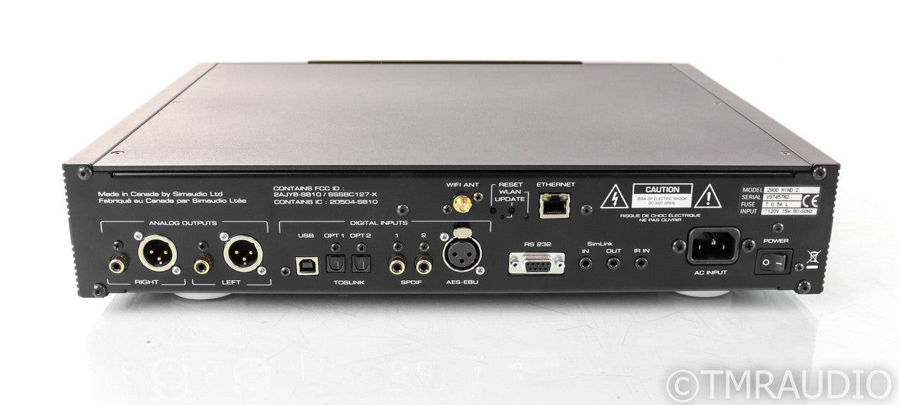 Simaudio Moon 280D DSD DAC / Network Streamer; 280-D; MiND 2; D/A Converter