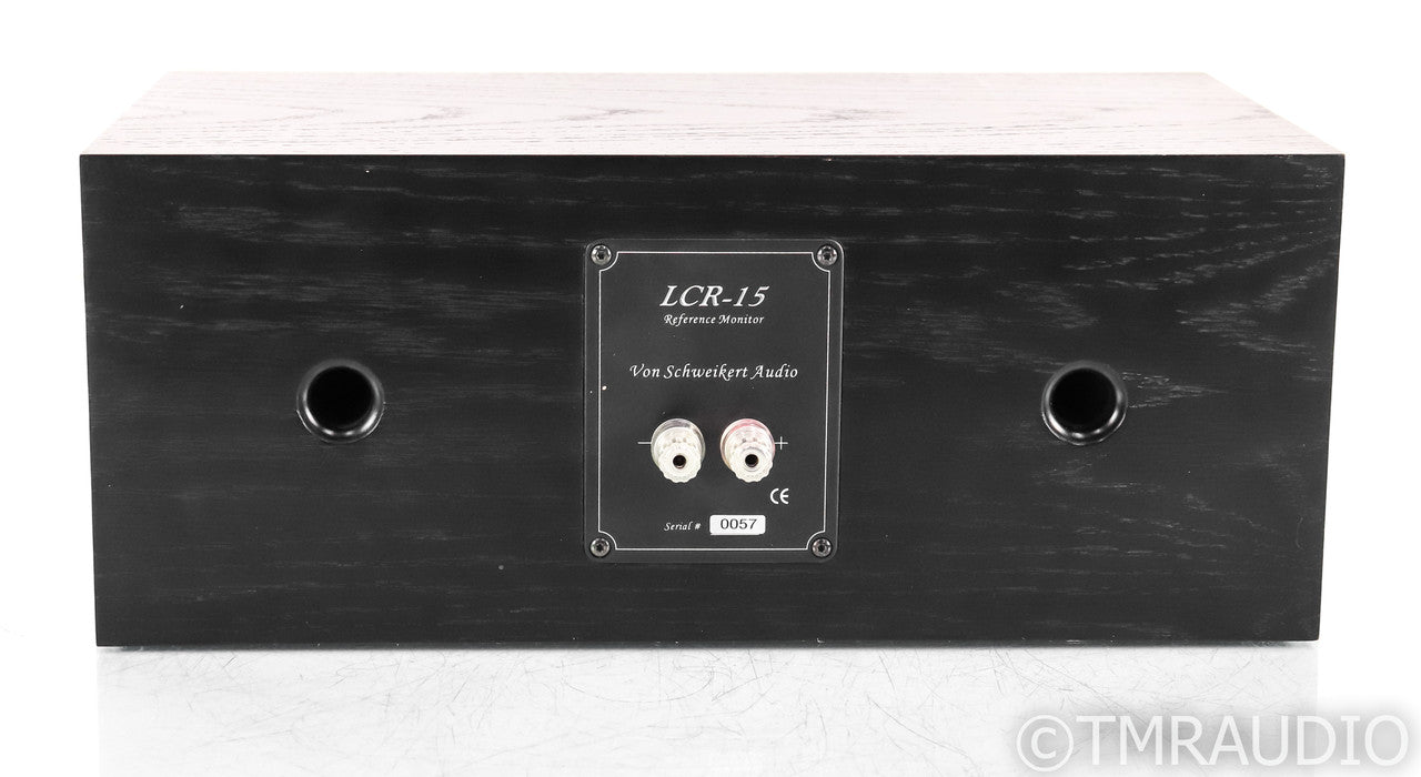Von Schweikert LCR-15 Center Channel Speaker; Black Ash; LCR15