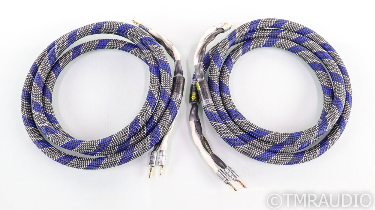 Core Power Defiant Gold Speaker Cables; 2.5m Pair