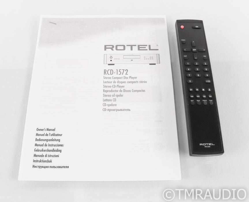 Rotel RCD-1572 CD Player; RCD1572; Remote
