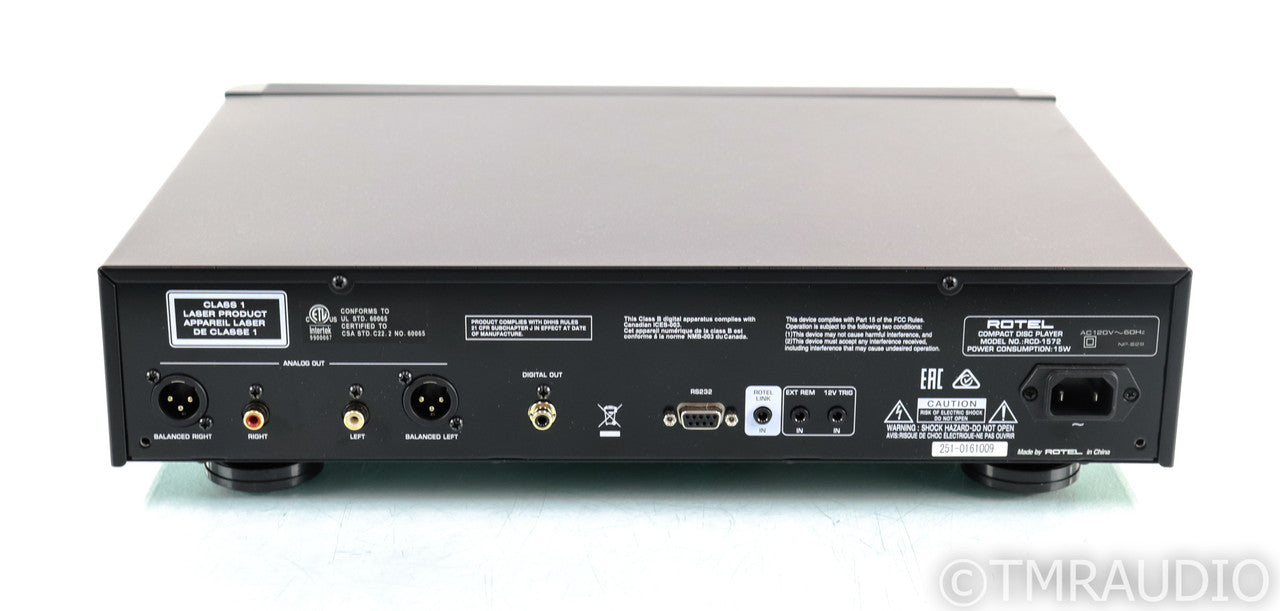 Rotel RCD-1572 CD Player; RCD1572; Remote