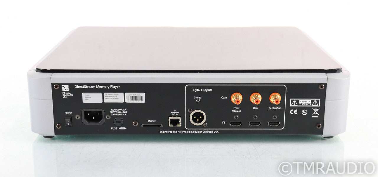 PS Audio DirectStream Memory Player CD / SACD Transport; DMP; Silver; Remote