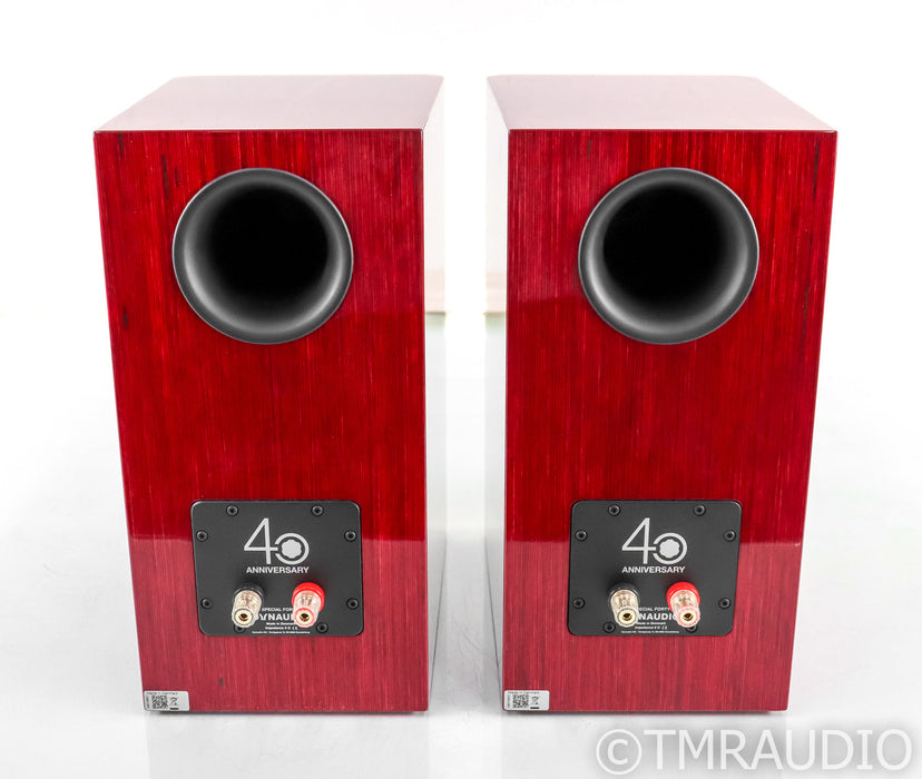 Dynaudio Special Forty Bookshelf Speakers; 40th Anniversary; Red Birchwood Pair