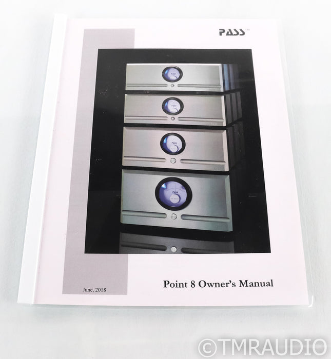 Pass Labs X250.8 Stereo Power Amplifier; X-250.8; Silver