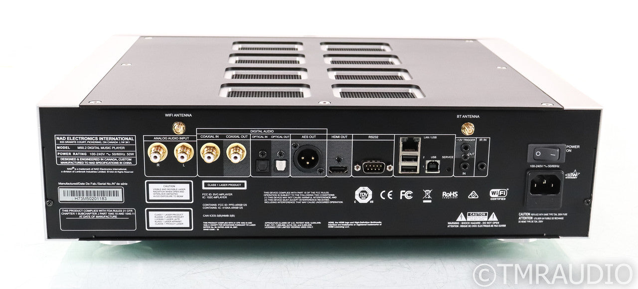 NAD M50.2 Digital Music Streamer / CD Player; M-50.2; 2TB