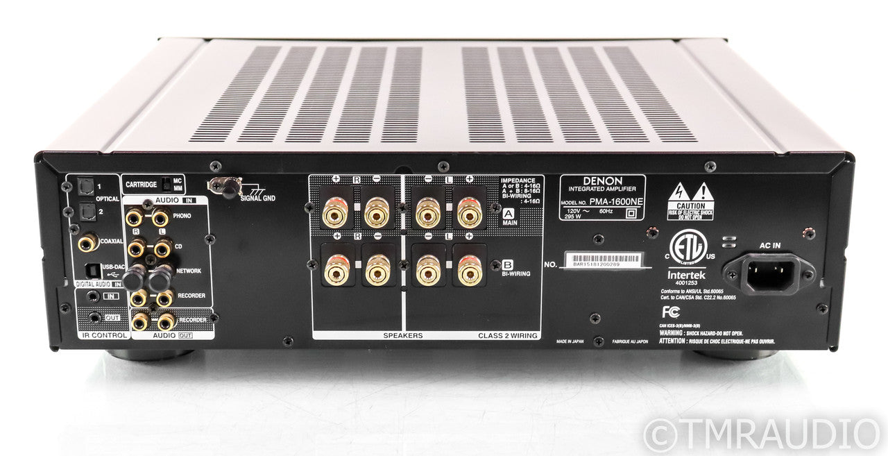 Denon PMA-1600NE Stereo Integrated Amplifier; PMA1600NE; Remote; Refurbished