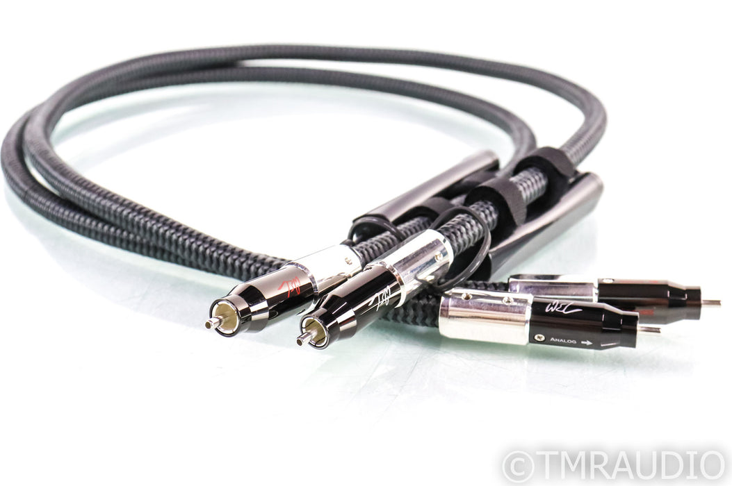 AudioQuest WEL Signature RCA Cables; 1m Pair Interconnects; 72v DBS