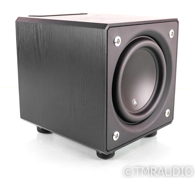 JL Audio E-Sub E-110 10" Powered Subwoofer; E110; Black Ash