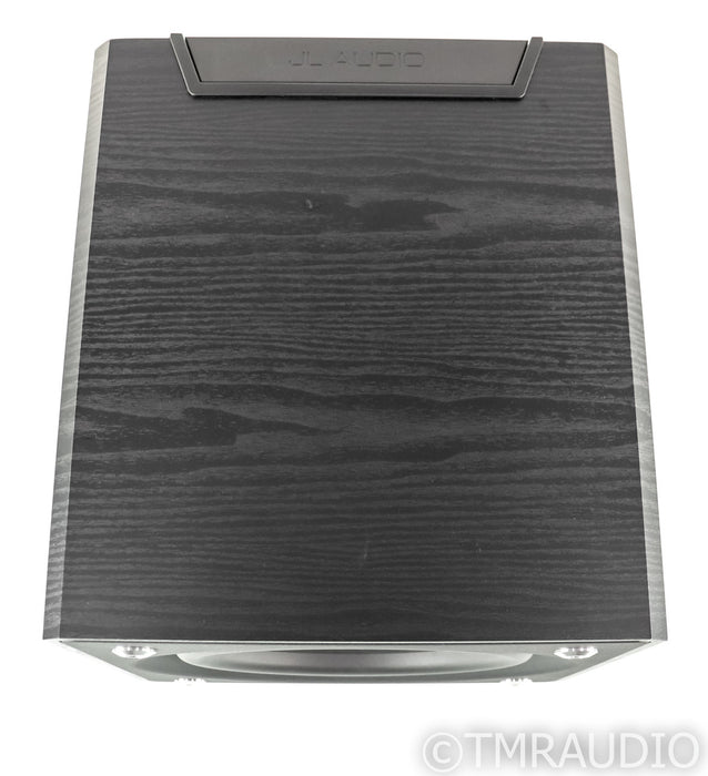 JL Audio E-Sub E-110 10" Powered Subwoofer; E110; Black Ash