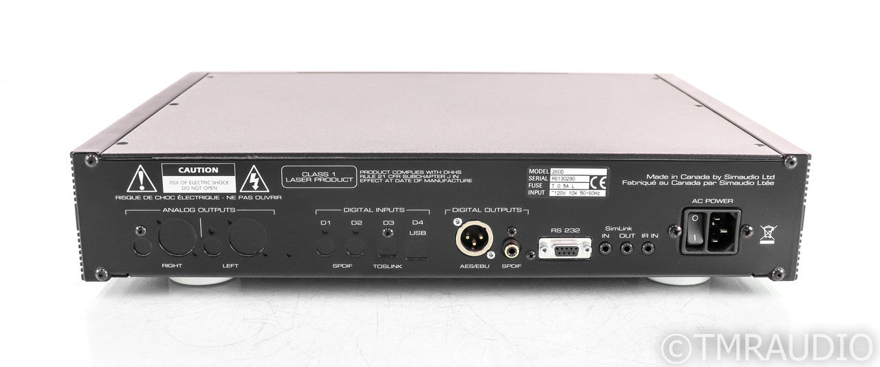 Simaudio Moon 260DT CD Transport; 260-DT; Silver; Remote