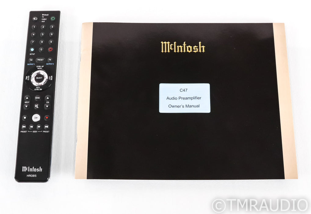 McIntosh C47 Stereo Preamplifier; C-47; D/A Converter; USB; MM / MC Phono